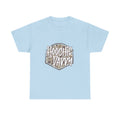 T-Shirt — "Hoochie Mamas" Leopard Badge Graphic Tee