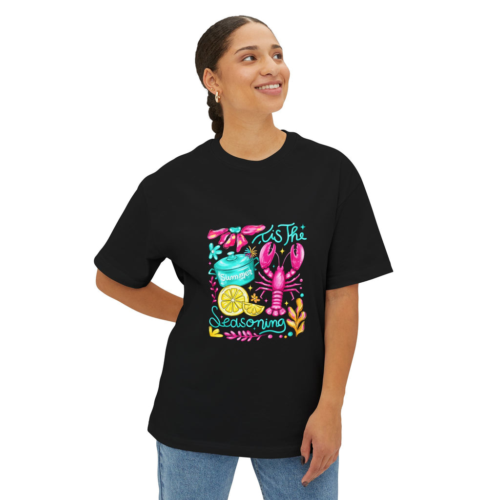 Lobster Seaside Tee — "Seas the Season" Beach Graphic T-Shirt