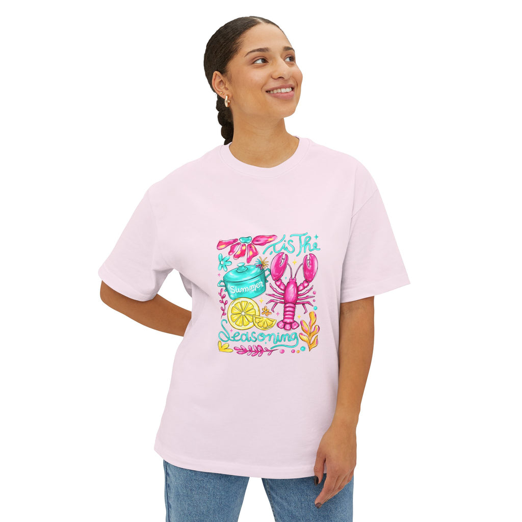 Lobster Seaside Tee — "Seas the Season" Beach Graphic T-Shirt