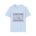 It's Okay To Be Different T-Shirt — Colorful Checkerboard Pride Tee