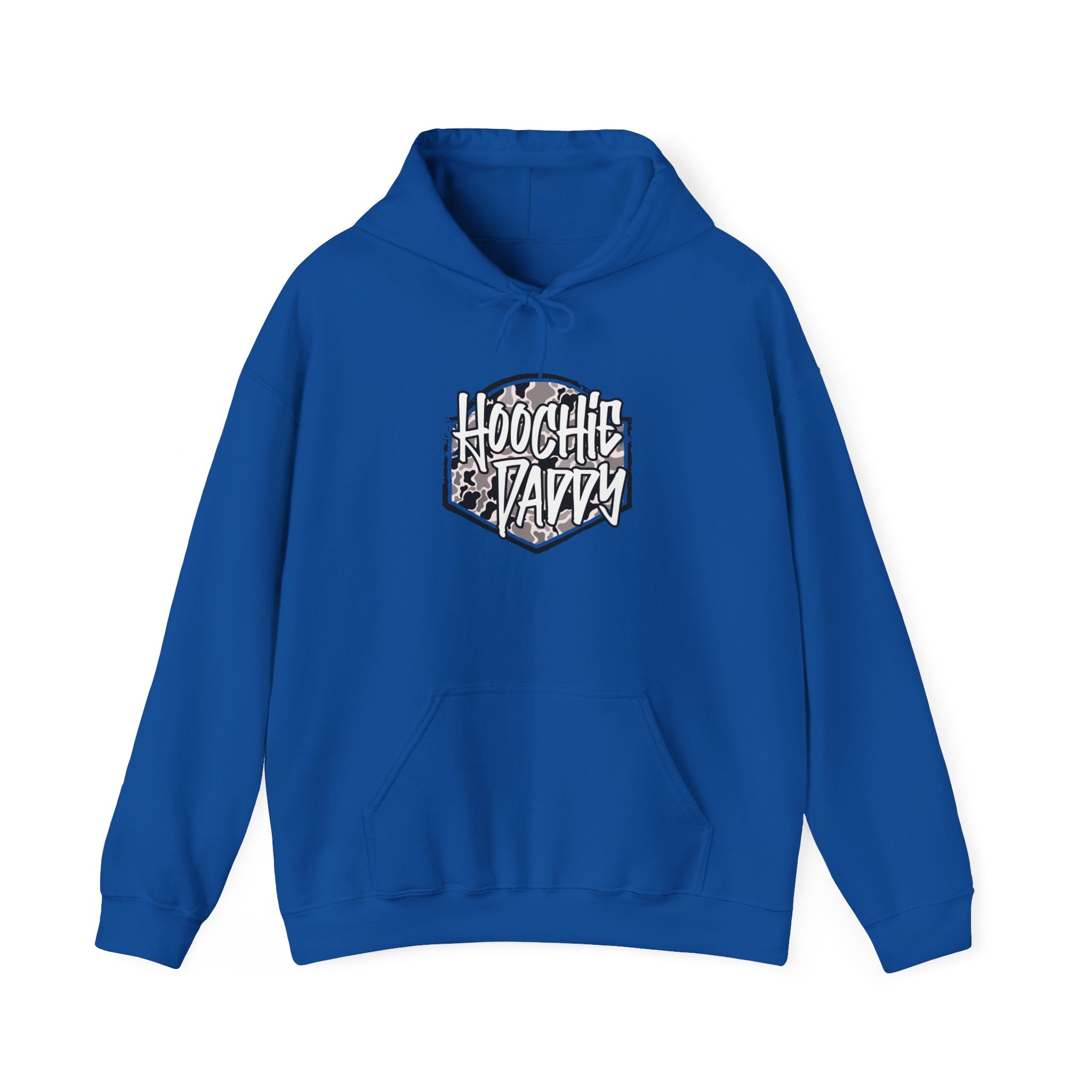 Hoochie Daddy Hoodie - Retro Badge Graphic Pullover