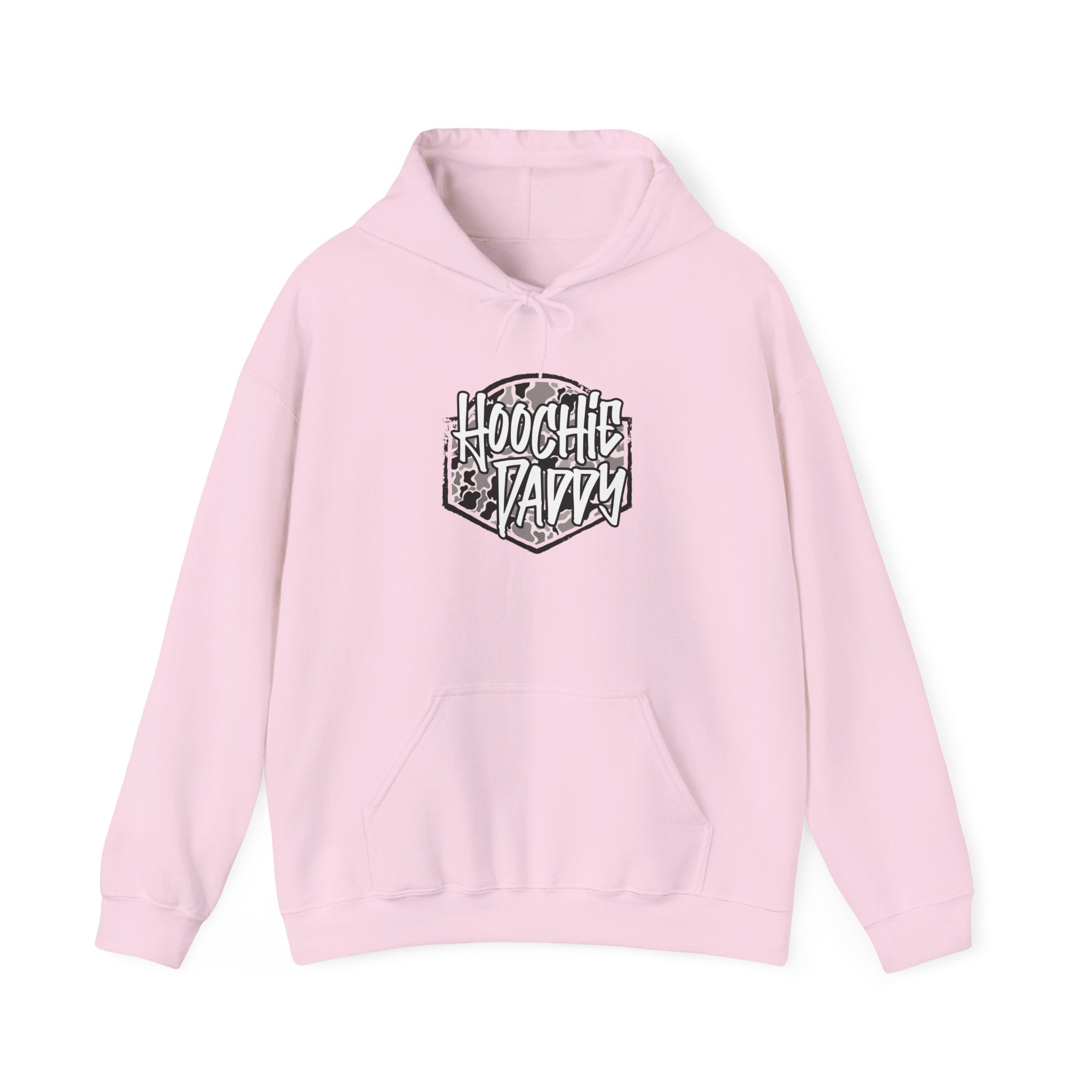 Hoochie Daddy Hoodie - Retro Badge Graphic Pullover