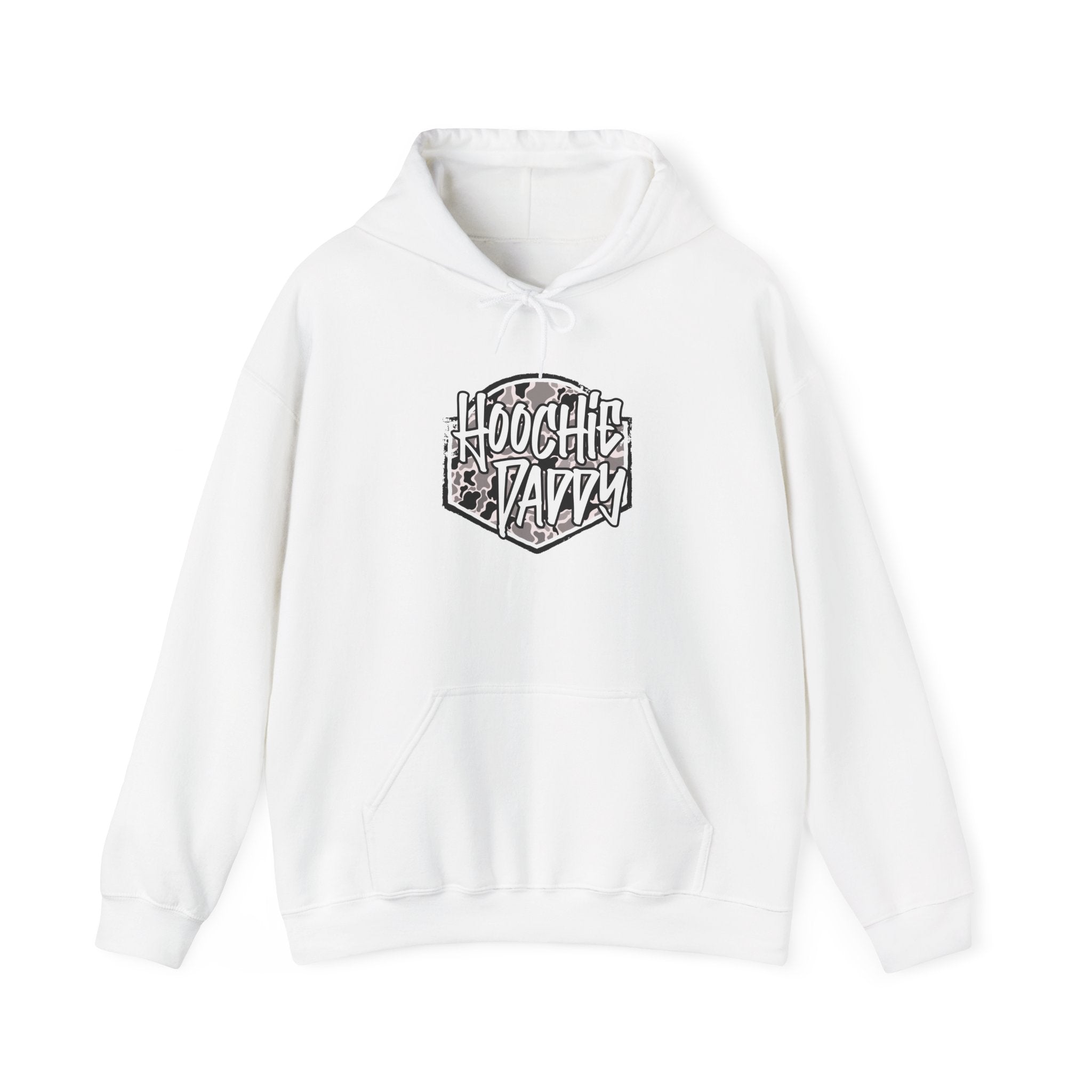 Hoochie Daddy Hoodie - Retro Badge Graphic Pullover
