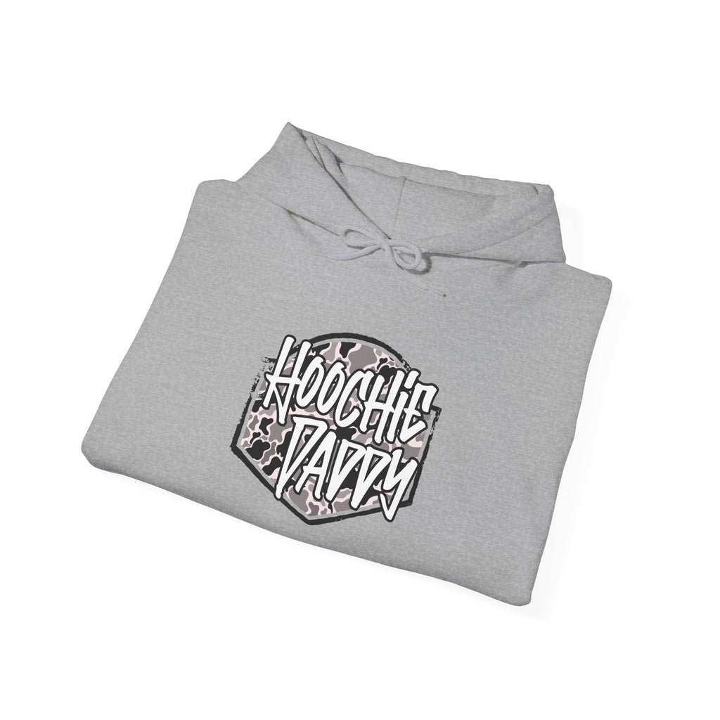 Hoochie Daddy Hoodie - Retro Badge Graphic Pullover