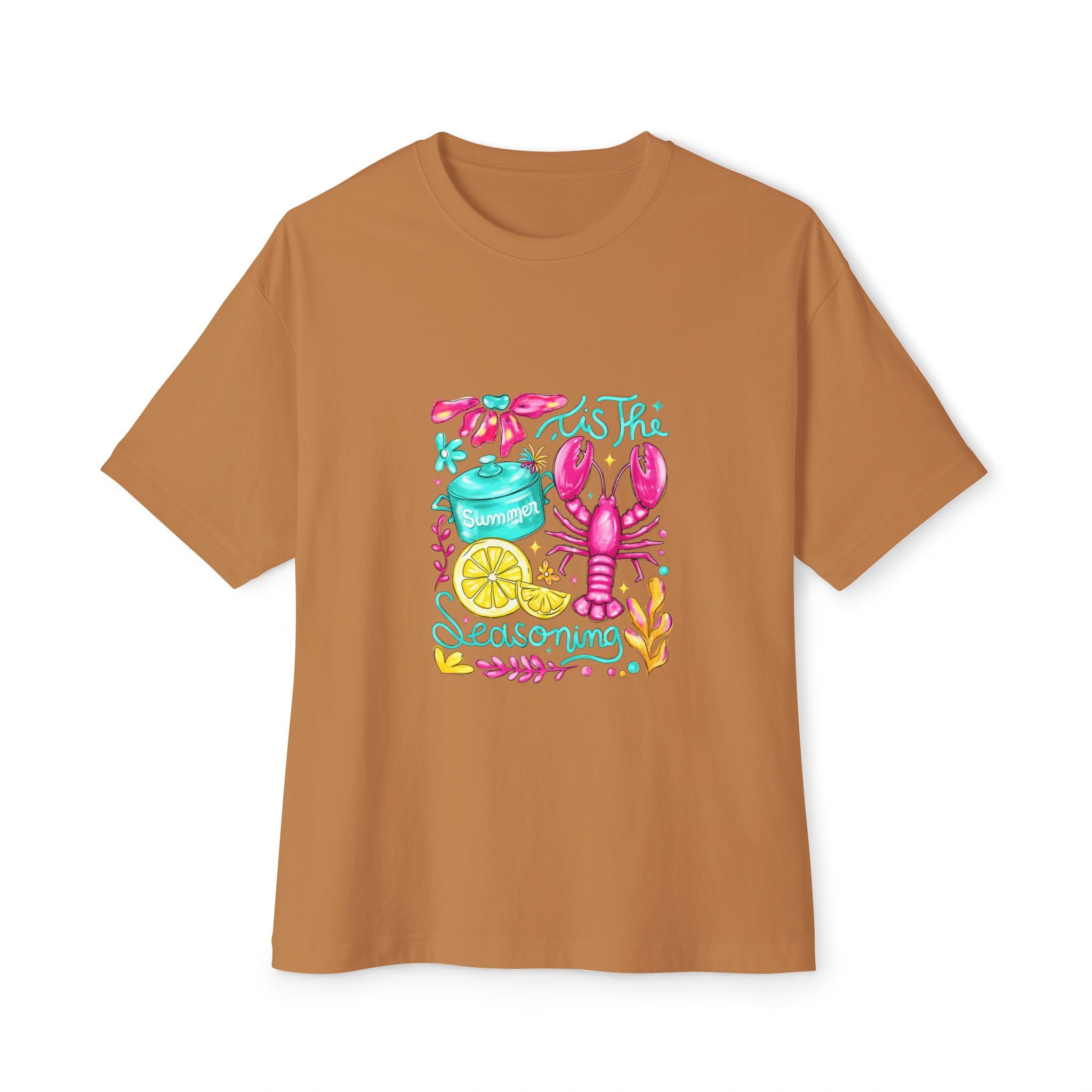 Lobster Seaside Tee — "Seas the Season" Beach Graphic T-Shirt