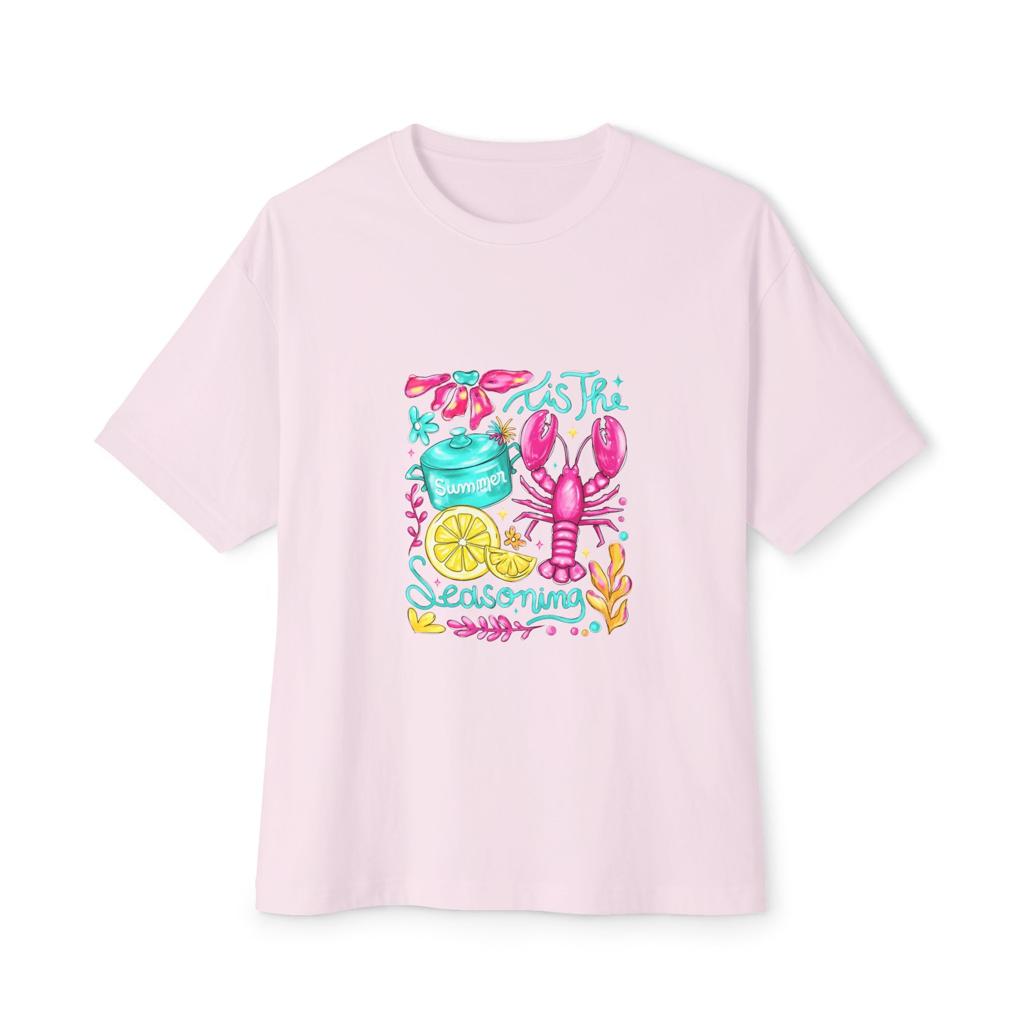 Lobster Seaside Tee — "Seas the Season" Beach Graphic T-Shirt