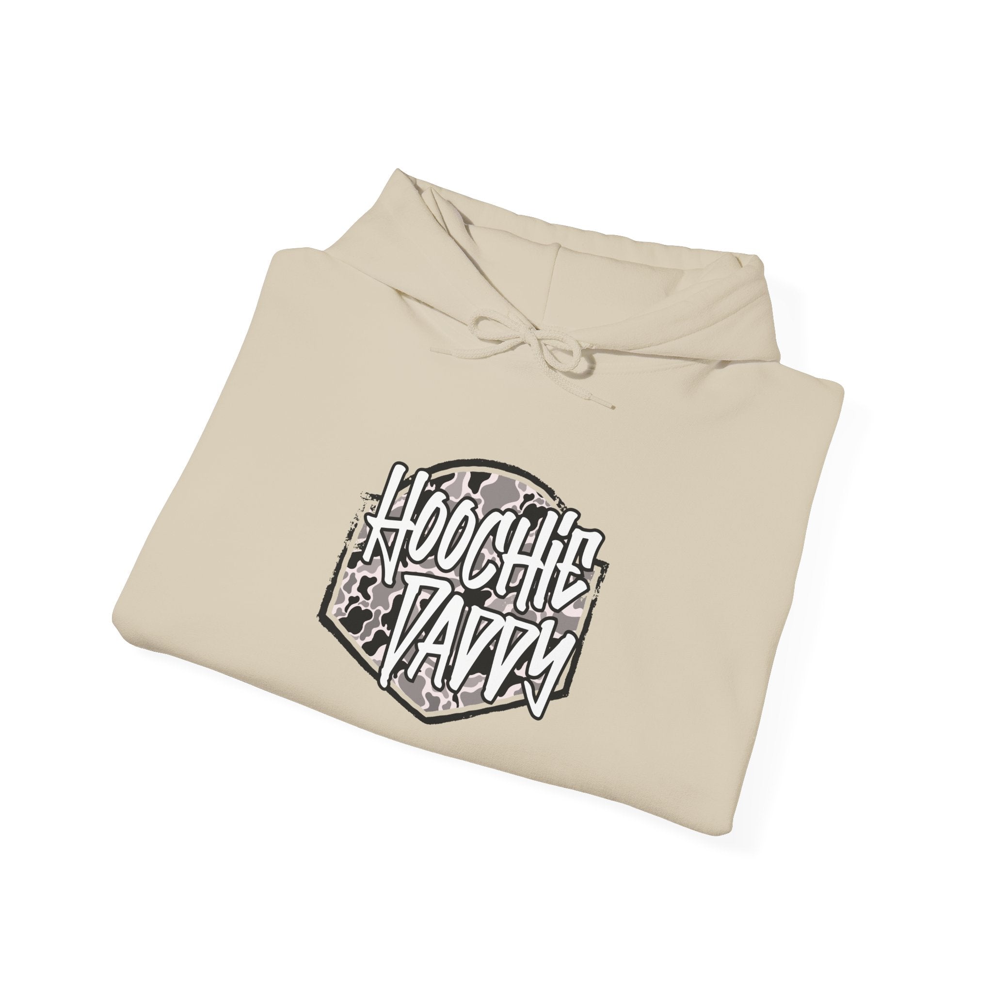 Hoochie Daddy Hoodie - Retro Badge Graphic Pullover